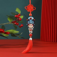 Chinese Peking Opera Character Knot Hanging Pendant Gift Specialty Ethnic Crafts