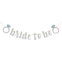 Glitter Bride To Be Banner Bride Shower Party Supplies Engagement Bachelorette W