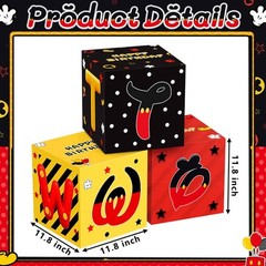 2nd Party Decorations Second Balloon Boxes with Letters, 2 Years Old Bday Par…