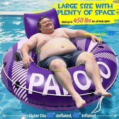 Pool Float Adult, 53″ Large Inflatable River Tube Float, River Tubes for Floa…