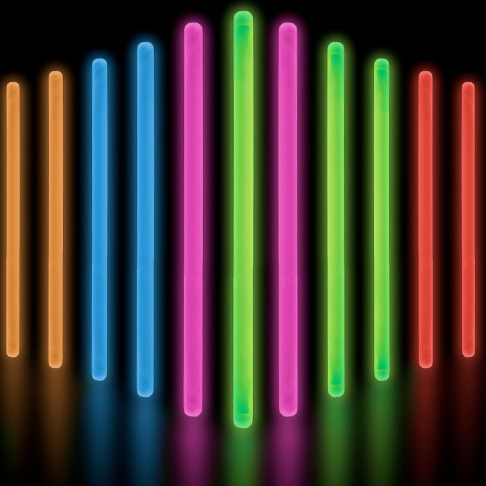 Glow Sticks Jumbo 10″ Multi Color For Party, Festivals, Raves, Birthday, 50 Ct