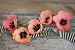 Double Sided Crepe Paper Folds Roll, 6.7Square Feet, Honeysuckle and Coral, A…