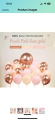 Pearl Pink Balloon Garland Double Stuffed Balloons Pearl Balloons Different S…