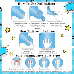 Superhero Birthday Decorations, 8Pcs Superhero Foil Balloons 18 Inches Hero