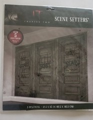 IT Chapter Two Scene Setter 3 Panel 5 Ft Halloween Wall Decor Amscan Movie Party