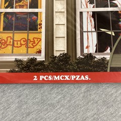 Chucky Childs Play Halloween Window Silhouettes 33.5″ x 65″ (2-Pack)