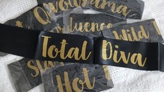 NIP 8PCS DIVA/PARTY SASHES Bridal Bacholette Divorce Any Occasion have fun…🤗