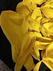 104 Balloon Arch Bright Yellow Latex Balloons In Various Sizes W/ Glue & Ribbon