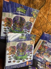 Ninja Turtles Birthday Party Decor Props Table Kit Confetti Balloons Bags & MORE