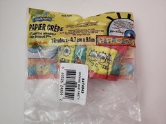 Spongebob Crepe Streamer 1 Roll Nickelodeon Party Decoration 30ft