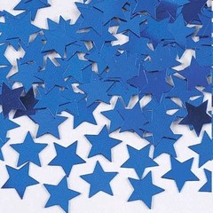 1/2 oz Party Confetti- Stars 11mm Red/Silver/Blue,Blue,Gold, Silver, Iridescent