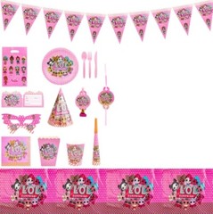 LOL Surprise Doll Tablewear Set 136pcs