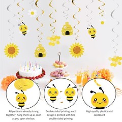 20 Pcs Bee Party Decorations,Bee Birthday Party Decorations,Bumble Bee Decor …