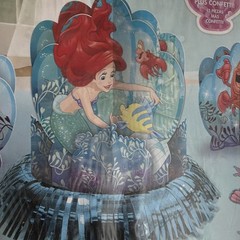 Disney Princess Ariel & Flounder Birthday Table Decorating Kit Mermaid 23 PC