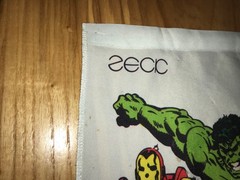Vintage Marvel Comics Group FLAG Wall Decoration Banner Backdrop 1985