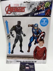 Marvel Black panther 7th Birthday Party Supplies Kids Avengers Happy Birthday