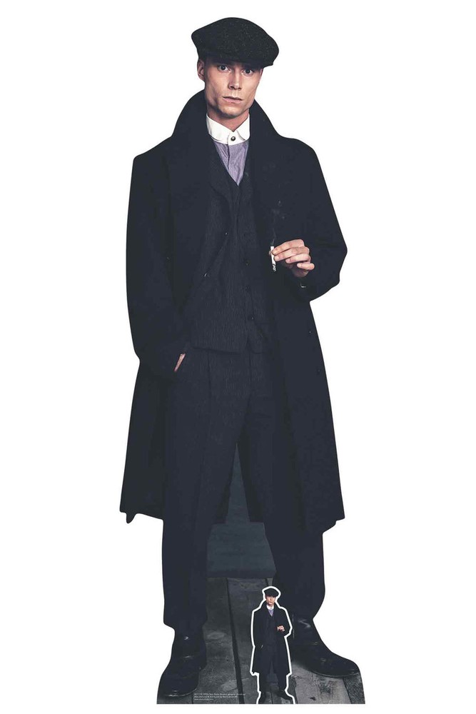 Peaky Blinder Style Gangster Smoking Lifesize and Mini Cardboard Cutout – 1920’s