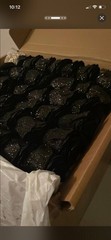 Wedding decor/party decor Gothic Black Glitter Roses