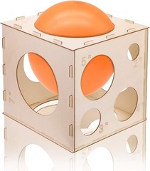 Calibrador De Globos Cubo Madera Para Decoracion Fiesta 9 Tamaños 12 Pulgadas US