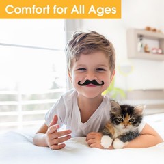 66 Pcs Fake Mustache Self Adhesive Novelty Fake Beard False Facial Hair