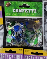 Party & Spirit Accessories Gold Silver #1 Football Charms & Helmet Confetti Lot