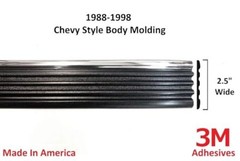 Automotive Authority Replacement Chrome Side Body Trim Quarter Roll – 80″