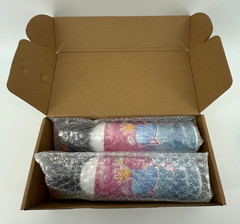 Large Gender Reveal Fire Extinguisher Color Blaster 2 Pack Baby Boy Blue