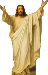 Religious Jesus Christ Life-Size Standee 5FT Tall Freestanding Cardboard Cutout