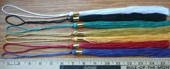 2025 2026 GRADUATION TASSEL & YEAR CHARM, 1 & 2 TONE, RED WHITE BLUE, RAINBOW
