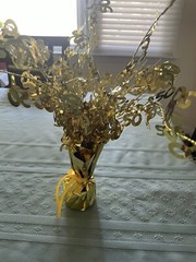 Gold Foil 50th Anniversay/Birthday Centerpieces (16 available)