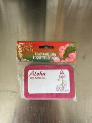 Luau Party Name Tags 25-Pieces In Each Package Aloha Tropical Event
