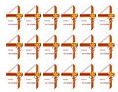 CONFIRMATION CONFIRMACION NAME’S PERSONALIZED STICKER DIFFERENT SIZES NEW !!!