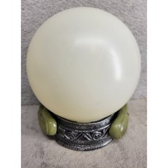 LED Witch Crystal Ball Orb Halloween Prop with Sound & Lights Fortune Teller