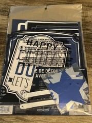 Amscan Add Any Age Boy Men Letter Number Banner Kit Birthday Party Decorations