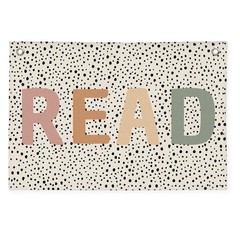 Boho Classroom Decor, Neutral Classroom Read Sign Banner, Trendy Black Dots C…