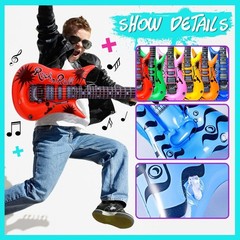 80s 90s Inflatable Party Decorations – Rock Band Instruments