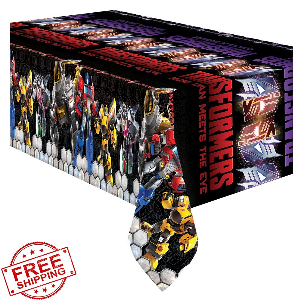 Transformers Birthday Party Supplies 3 Plastic Tablecloths