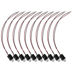 10 Pack 12V 10mm Pre Wired LED Bulb Cable with Bright and Consistent Light