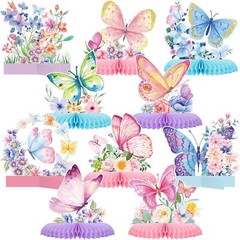 10 Pieces Butterfly Centerpieces for Tables Butterfly Birthday Party Decorations