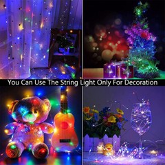10 Pack LED Light Up BoBo Balloons 20″ Party Birthday Transparent Bubble Balloon