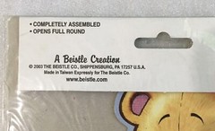 Beistle Teddy Bear 8″ Honeycomb Table Centerpiece Rainbow Baby Rattle 2003 NEW