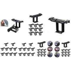 Reliable Water Guide Clip for Optimal Photovoltaic Panel Cleaning Pack of 10