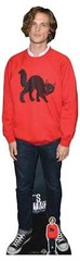 Matthew Gray Gubler Red Jumper Celebrity Cardboard Cutout & FREE Mini