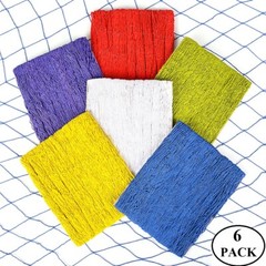 Colorful Cotton Fish Nets (6 Ft x 15 Ft) Nautical Pirate Hawaiian Luau Fisherman