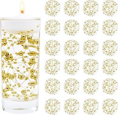30 PCS Gold Artificial Pearl String Graduation Table Decorations 2026, Vase F…
