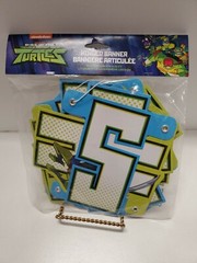 Teenage Mutant Ninja Turtles SHELL-EBRATE! Birthday Banner 4.25ft Long TMNT NEW