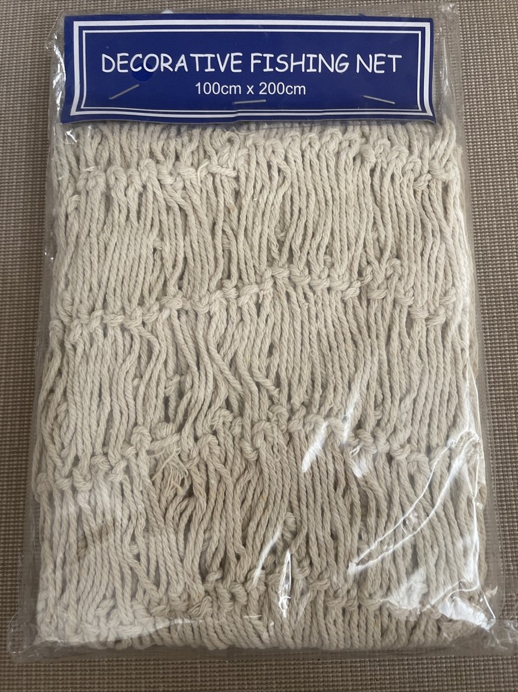Fish Net Wall Decoration With Shells Ocean Themed Wall Hangings Fishing Beach