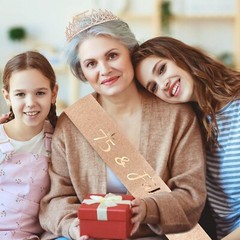 Gorgeous 75th Birthday Sash and Tiara Set: A Must for Celebrating Women
