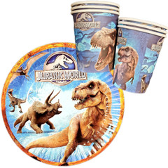 DINOSAUR JURASSIC WORLD PARK TOPPER CUPCAKE decoration party balloon supplies