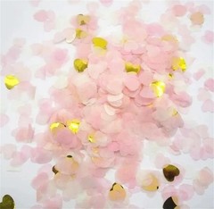 15g Biodegradable Confetti Pieces Pink Heart Shape Paper Dots Table Decor